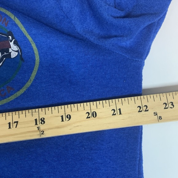 Aviator Nation Blue Hoodie with Rainbow Detail Size XL - Picture 9 of 11